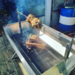 Rotisserie Stainless Steel Charcoal BBQ